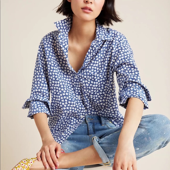 Anthropologie Tops - Grayson The Hero Daisies Button Down
